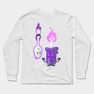 Silver Spoon and Candle (Inanimate Insanity) Long Sleeve T-Shirt